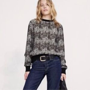 Nwot Mel and Lisa animal print top